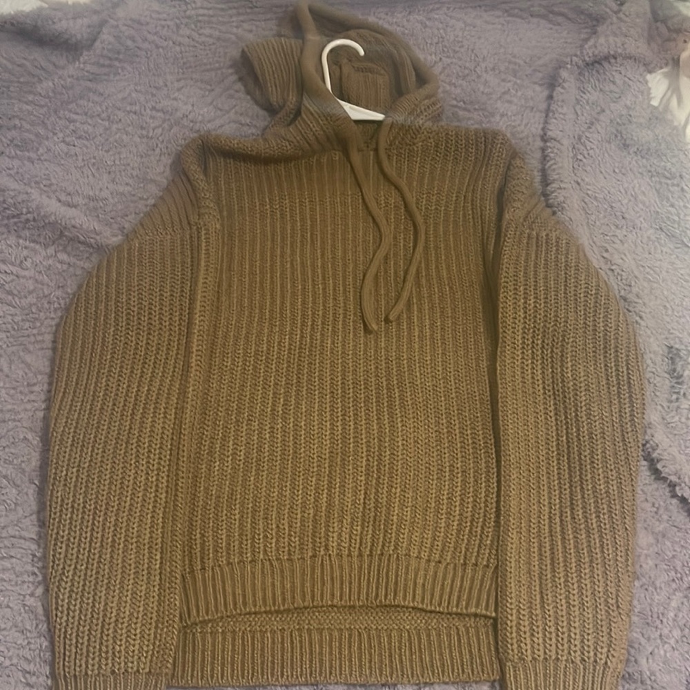 Brand new knitted hoodie.